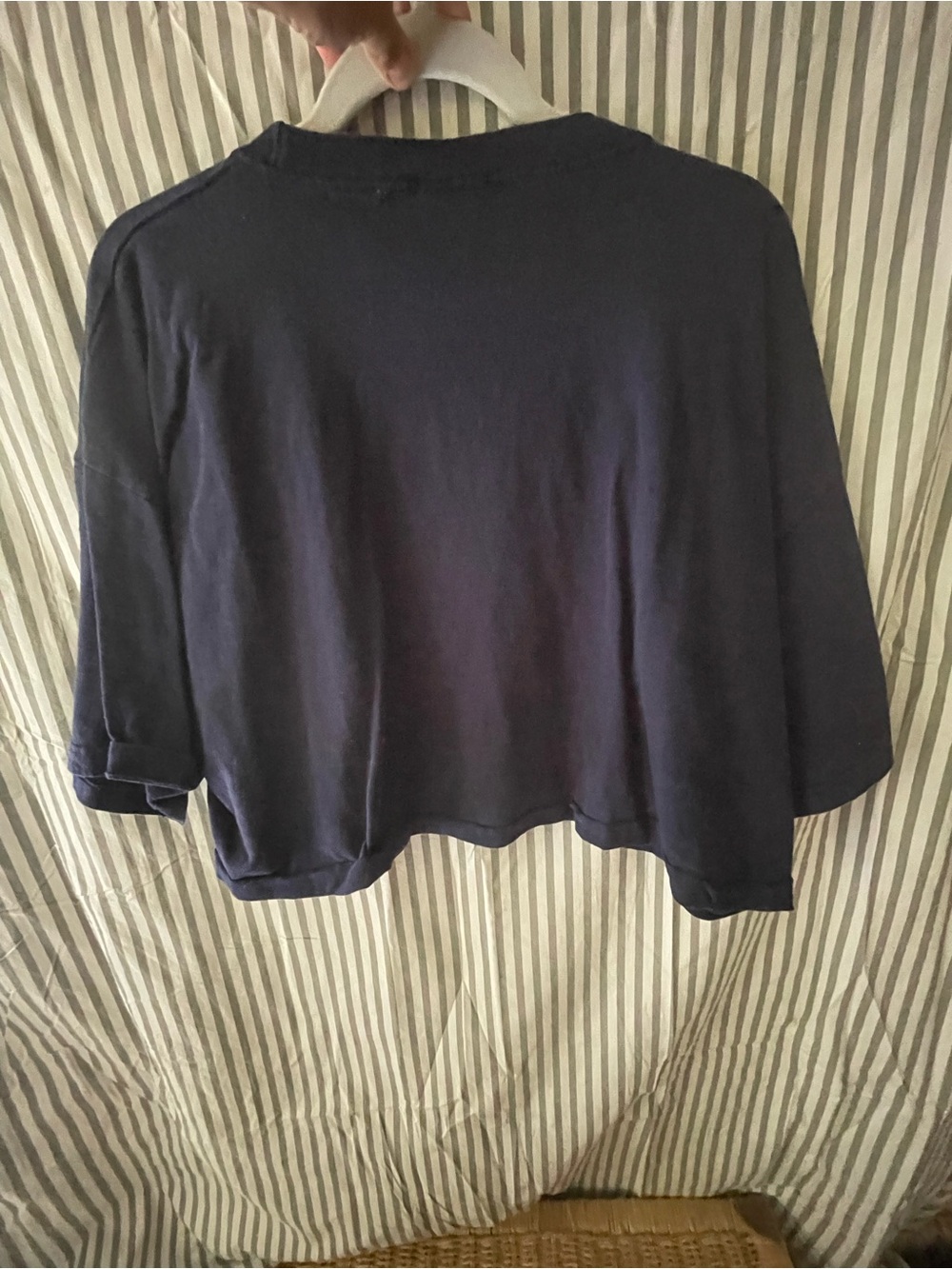 Vintage UConn Husky’s Navy Crewneck Crop Top - Picture 3 of 3